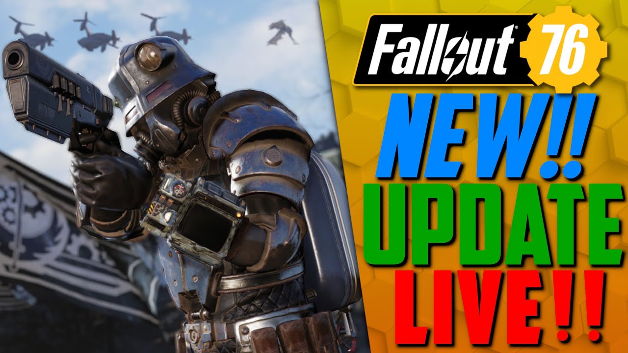 Fallout 76 NEW UPDATE!! - Steel Reign - Legendary Crafting - FREE
