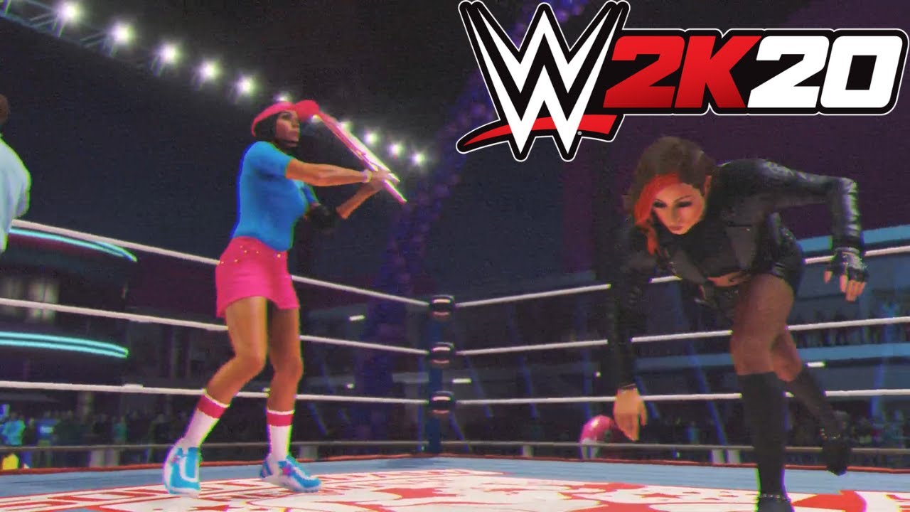 WWE 2K20 Match 2 The Heathers vs Misfit Molly & Bad Hair Day