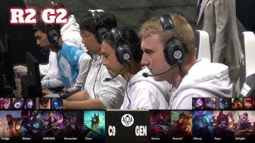 GEN vs C9 - Game 2 | Round 2 LoL MSI 2023 Main Stage | Gen.G vs Cloud 9 G2 full game