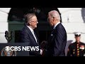 Biden welcomes Australian prime minister to White House for state visit