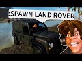 Roblox war tycoon funny moments land rover