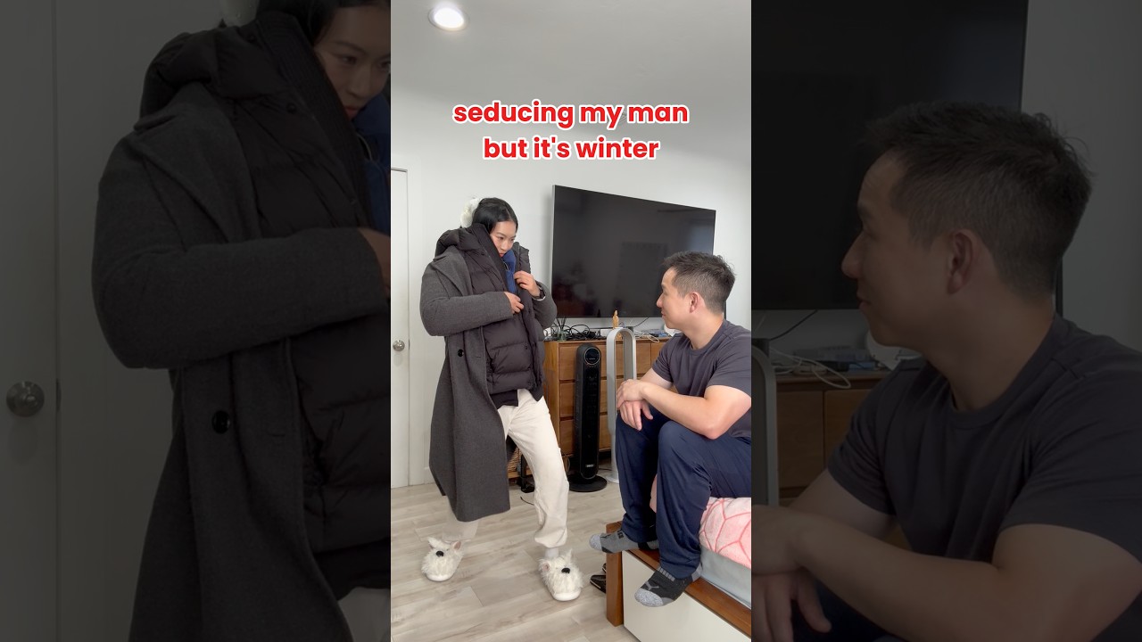Seducing my man but it’s winter 🥶😂 @Luseeyalu