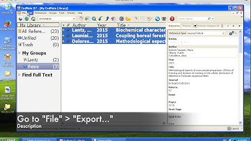 Annotated Bibliography with Endnote X7