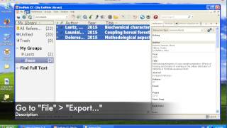 Annotated Bibliography with Endnote X7