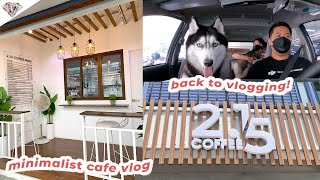 NEGOSYO DIARY | Minimalist Cafe Tour | Week in my life | a day with our dogs | Mae Layug ✨