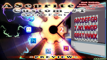 Construct 2 Scirra ~Preview~ ASeprite Custom SpriteFont #1