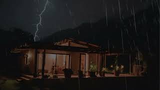 Rain on Tent with Thunder Sounds for Sleeping Relaxing Sounds for Sleep, Insomnia, Study, PTSD