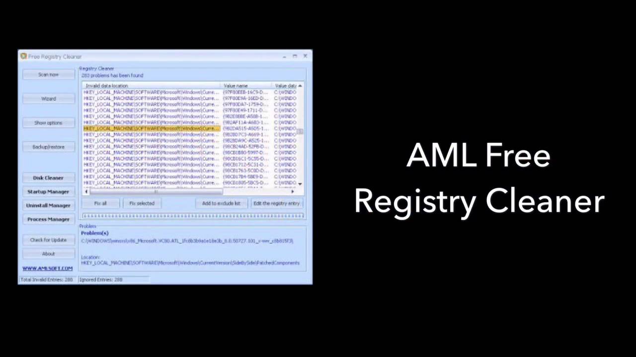 Free Registry File Clean Software Download YouTube