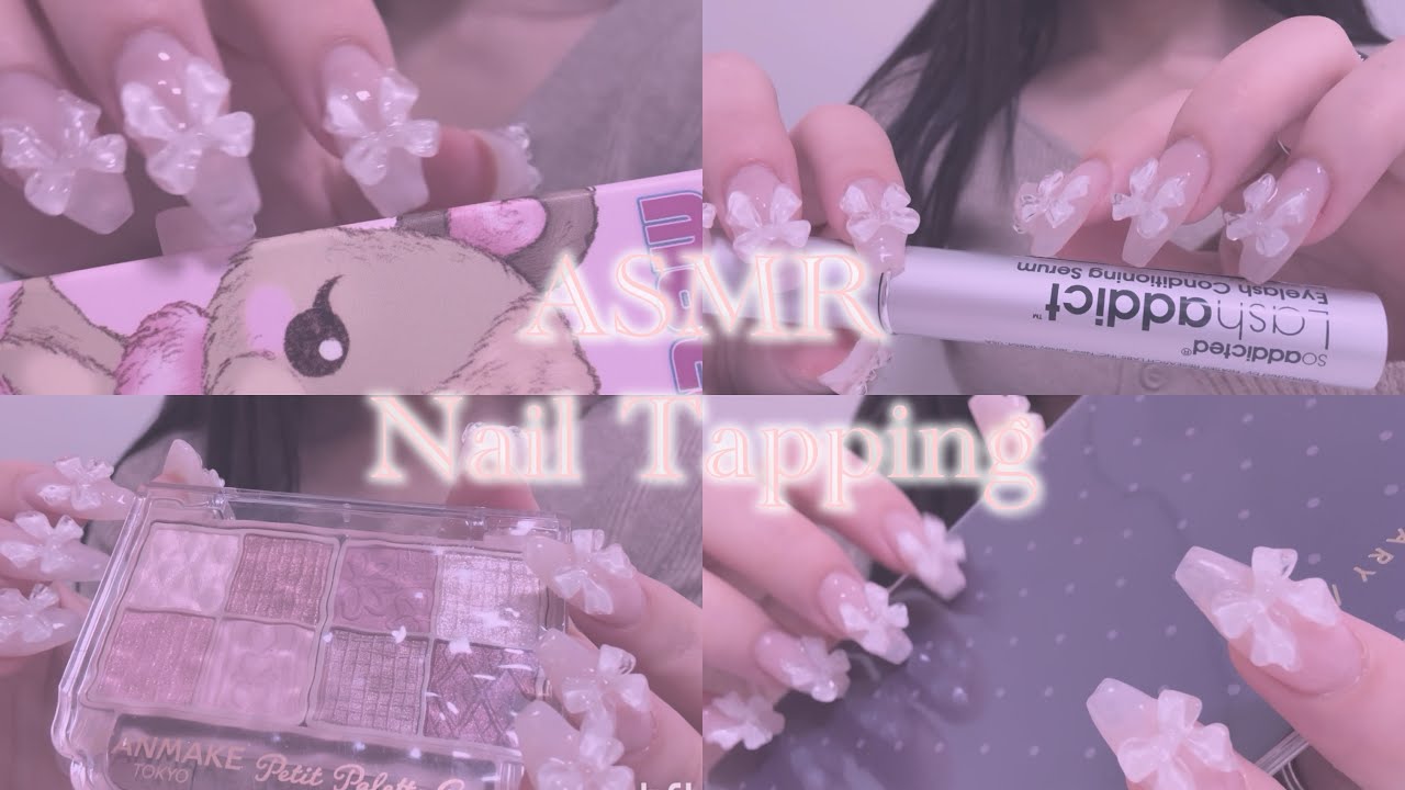 購入品をネイルタッピング🎀#asmr