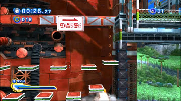 Sonic Generations Speedrun Planet Wisp Act 4 (No Skills) 38.10