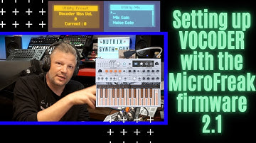 How to set up the #Arturia #vocoder on the original #MicroFreak