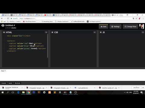 JavaScript is Easy - Create a Change Box Color Program