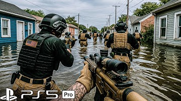 FLOODING AND DEATH / Call of Duty Ghosts - Legends Never Die Mission Gameplay (No Commentary)