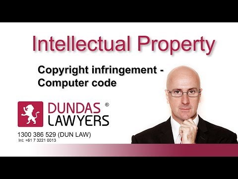 Copyright infringement in computer code