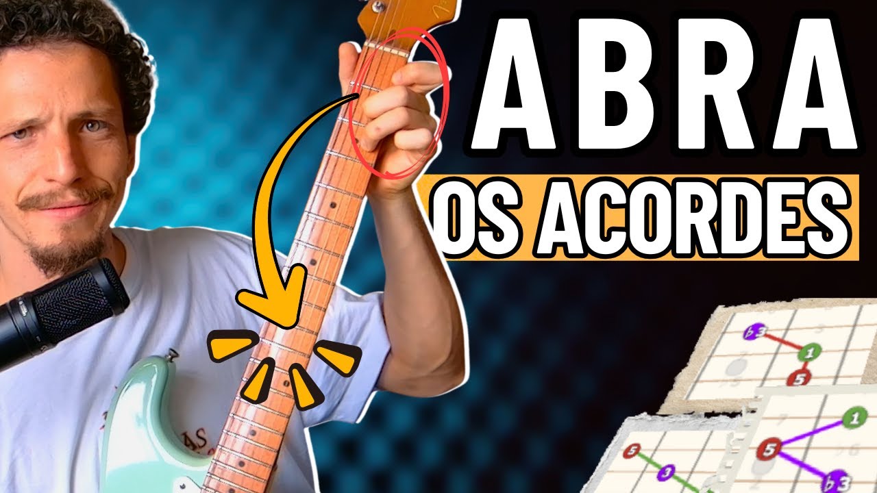 ABRA seus ACORDES por TODO o braço - Truque de GUITARRA E VIOLÃO