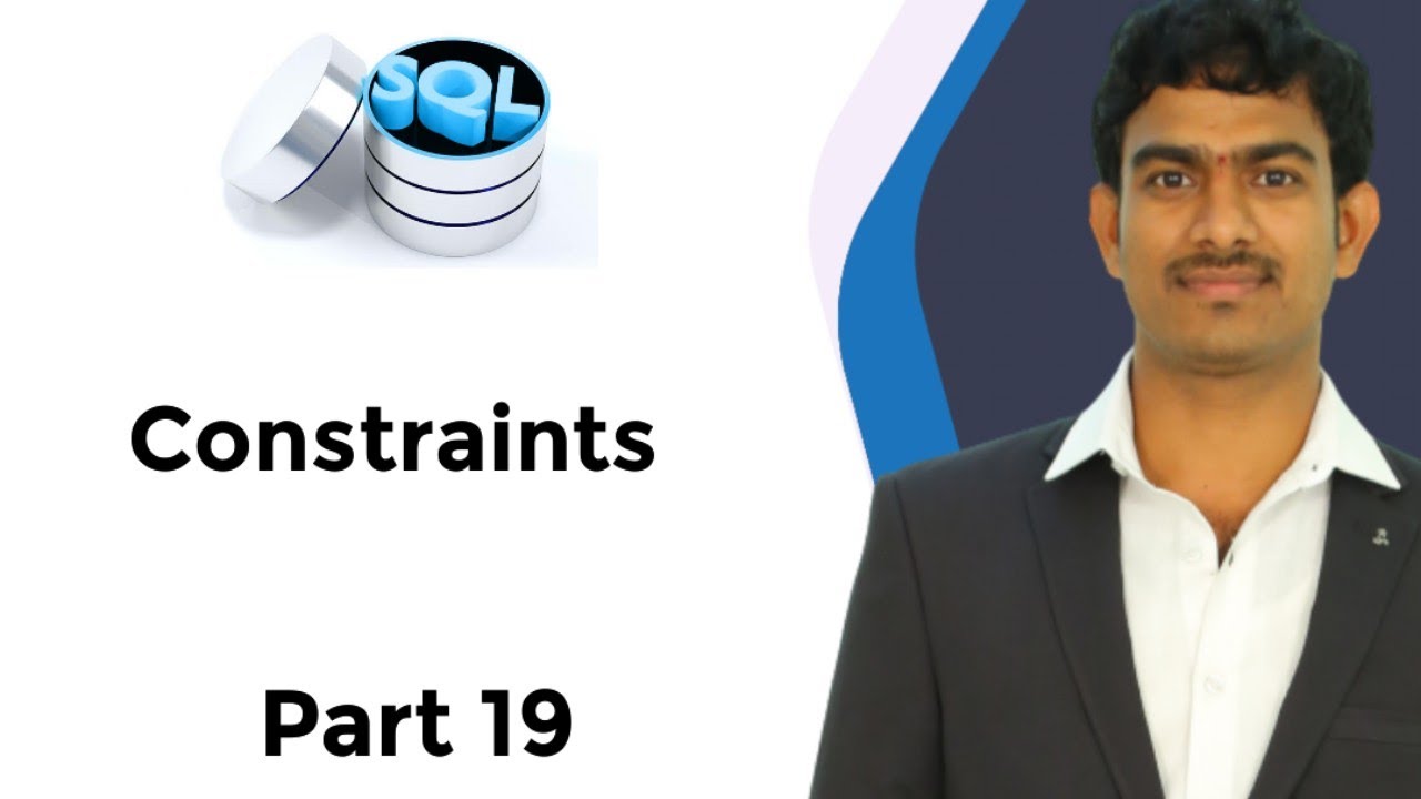 Constraints in SQL - YouTube