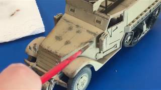Desert vehicle chipping and weathering in 4K
