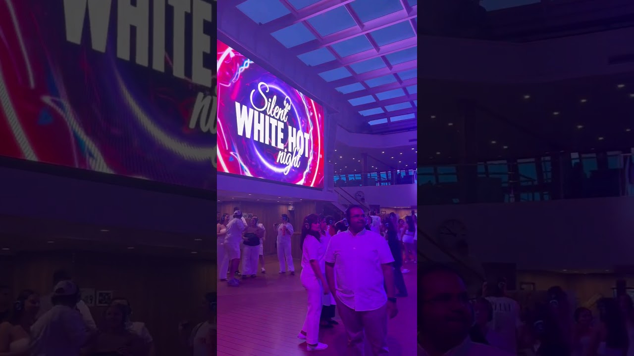 Silent white hot night #carnivalsplendor #silentwhitehotnight