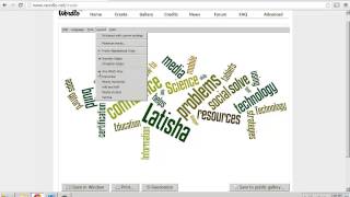 How to Change Direction and Order of Words in Wordle Word Cloud