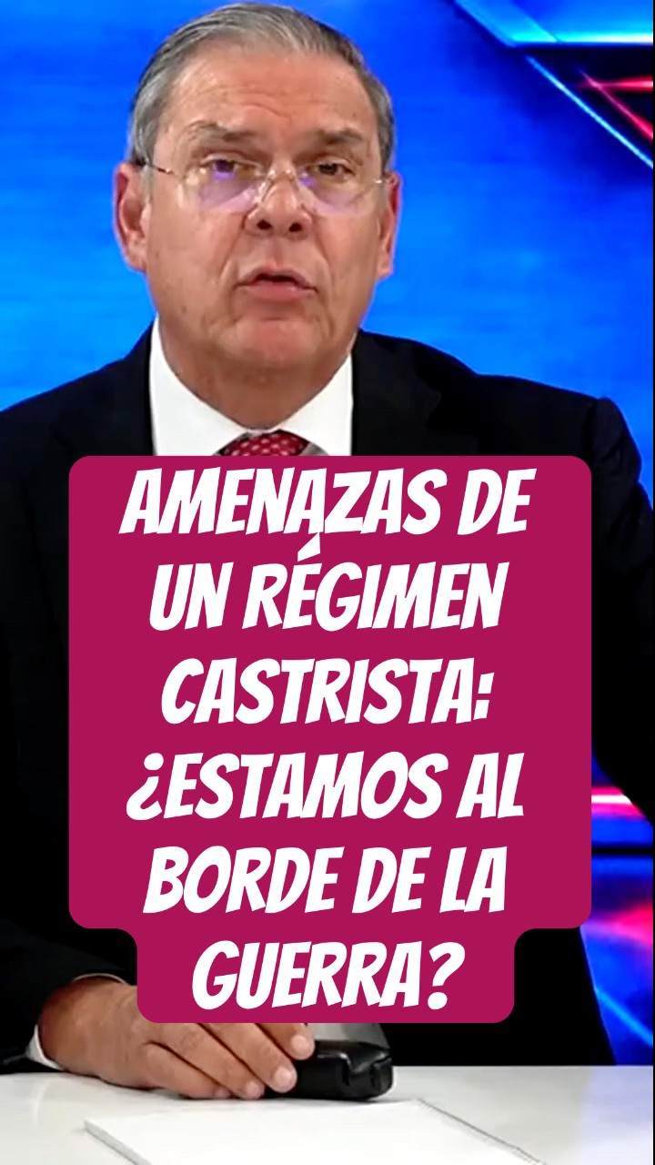 Amenazas de un Régimen Castrista: ¿Estamos al borde de la guerra? #shorts