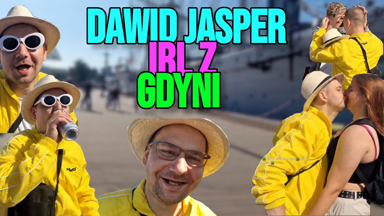Dawid Jasper IRL z Gdyni - rejs statkiem, całowanie, polityka i pieski