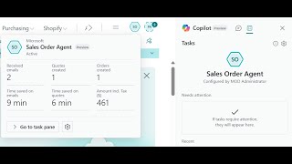 Sales Order Agent Demo in @MicrosoftDynamics365BC