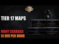 Poe 324 t17 maps  low investment high scarab  10 maps 51 div