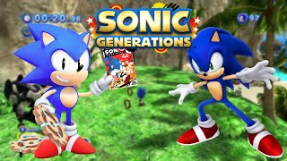 Classic Sonic In Wave Ocean (No Homing Attack) - Sonic Generations Mods
