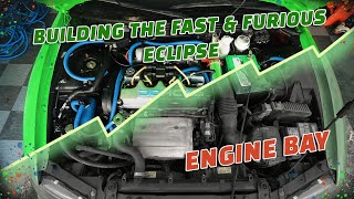 Building The Fast And Furious Eclipse  - Engine bay dress up