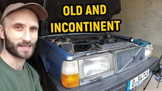 Timing Belt and Crank Seal on the Leaky Volvo 740