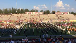 Climax-Scotts Marching Band 2017 CMU Band Day- Sweet Caroline