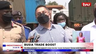 The Canadian high commissioner visits the Busia Uganda one stop border posts