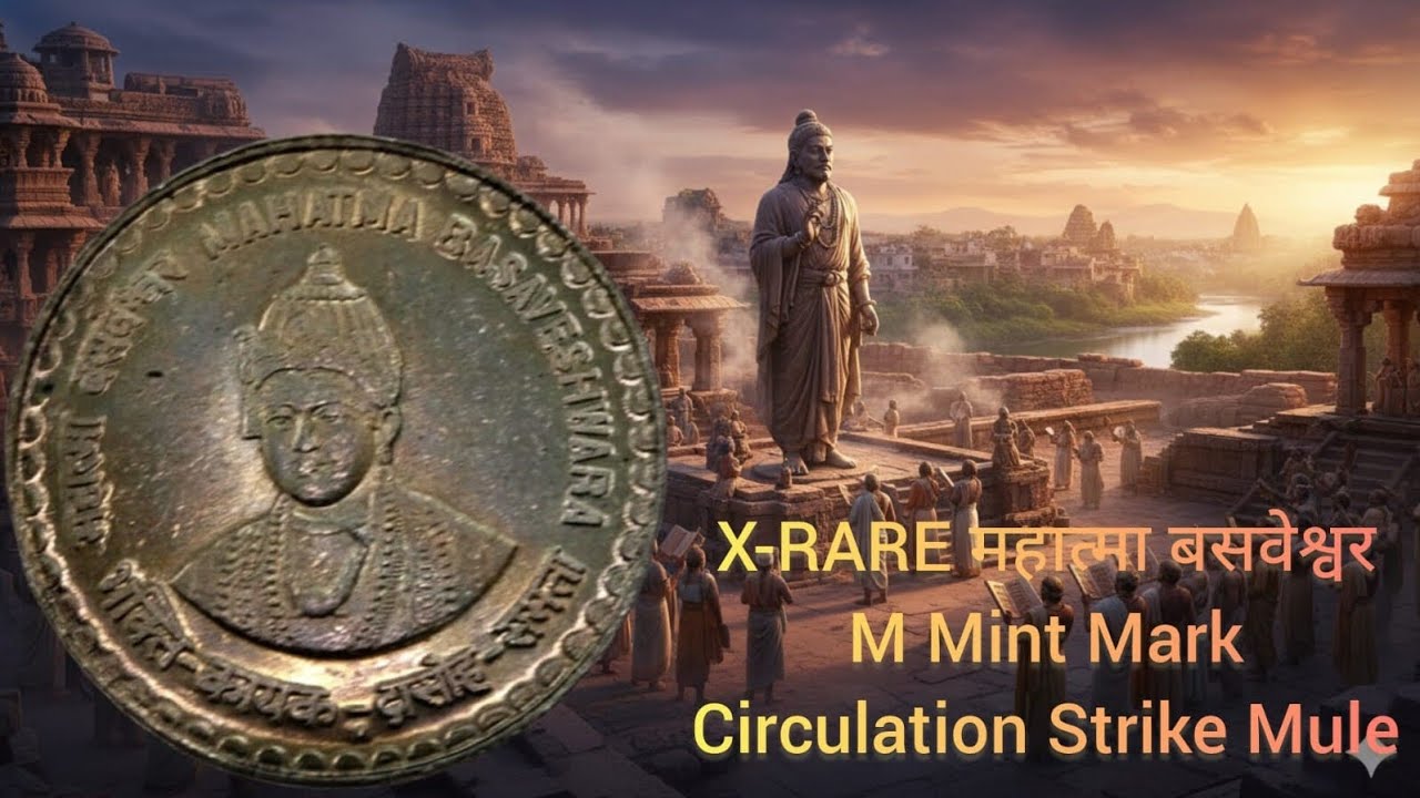 X-Rare Rs5 Mahatma Basaveshwara M Mint Mark Mule BUNC| Dandi March Proof Set| 