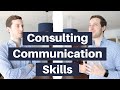 Parlez comme un consultant  communication descendante explique comptences en conseil en gestion