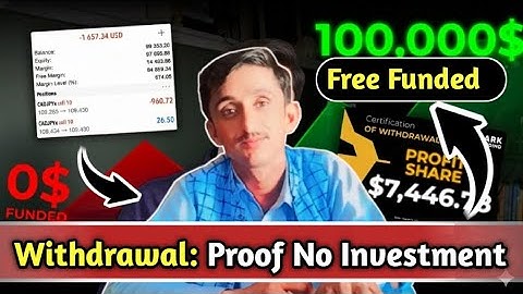 $100K No Deposit Bonus| Free Funded Account Fundix Demo Steps Explain | Asad Akash!!