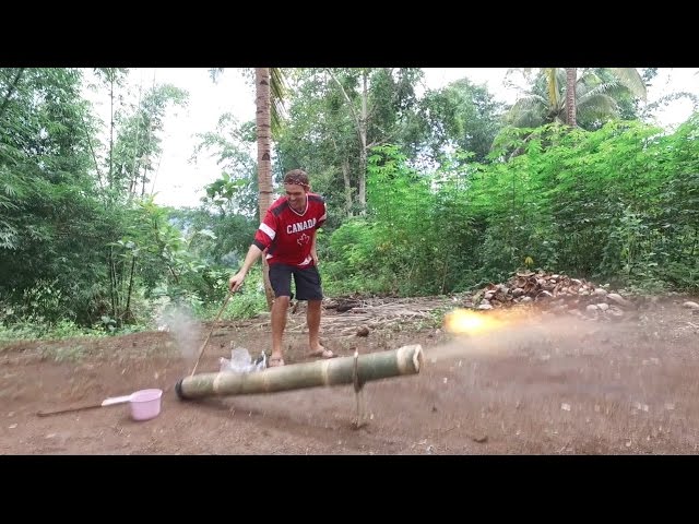 A Day of Explosions - The Filipino Bamboo Cannon (Lantaka) 
