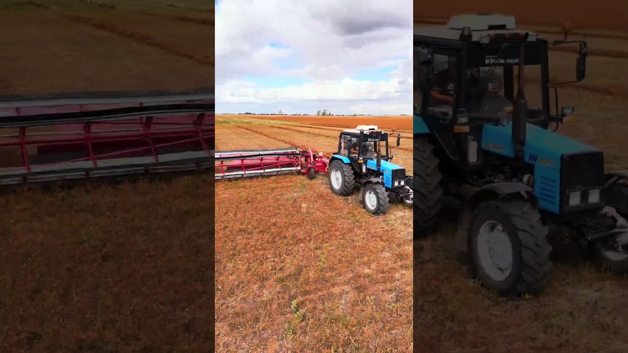 🚜 Agriculture in Motion From Above