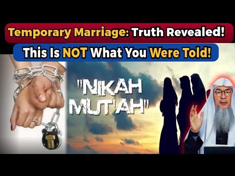 Is Mut A Pleasure Marriage Permissible In Islam Sheikh Assim Al Hakeem Assim 