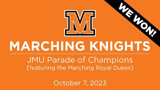 Marching Knights- JMU Parade of Champions 2023