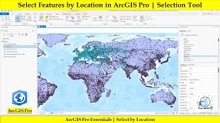 Select Features by Location in ArcGIS Pro | Selection Tool