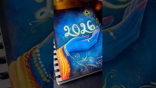 Happy New Year Drawing With Krishna Ll Happy New Year Drawing