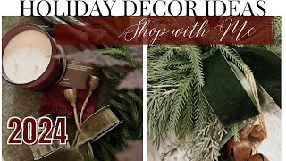 NEW HOLIDAY DECOR IDEAS | SHOP WITH ME | DESIGNER LOOK FOR LESS