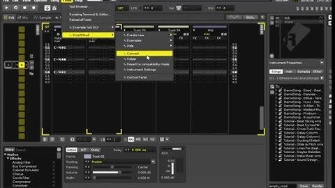 Xrns2XMod Demo (Mod, Speed)