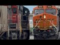 Norfolk Southern meets BNSF train! Railfanning the Norfolk Southern Chicago Line in Whiting, IN