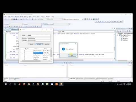Update Data in VB.Net using MySQL Database