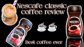 Nescafe classic coffee review🏖️☕🫗 for cold coffee and hot coffee very tasty #ad #youtubeshorts #love