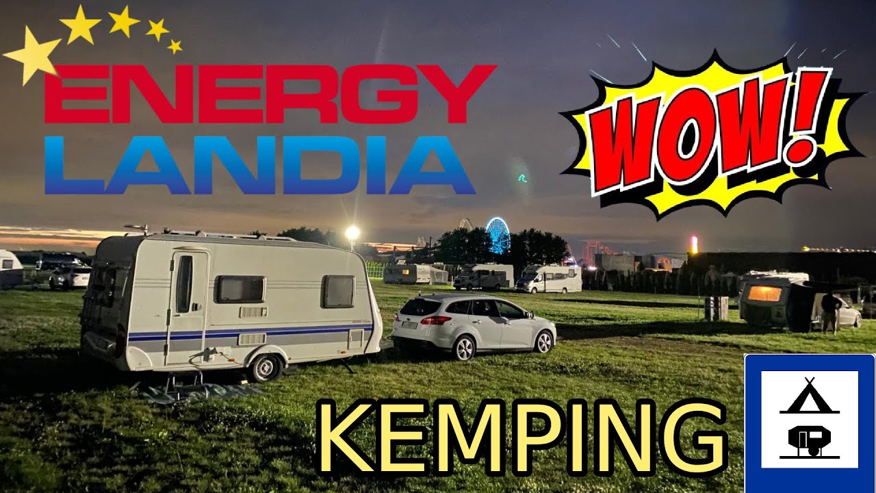 Kemping przy ENERGYLANDII. Pole namiotowe. Zabawa w Energylandii