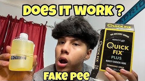 How To Use Quick Fix Plus Synthetic Urine| Directions/Review| 2025
