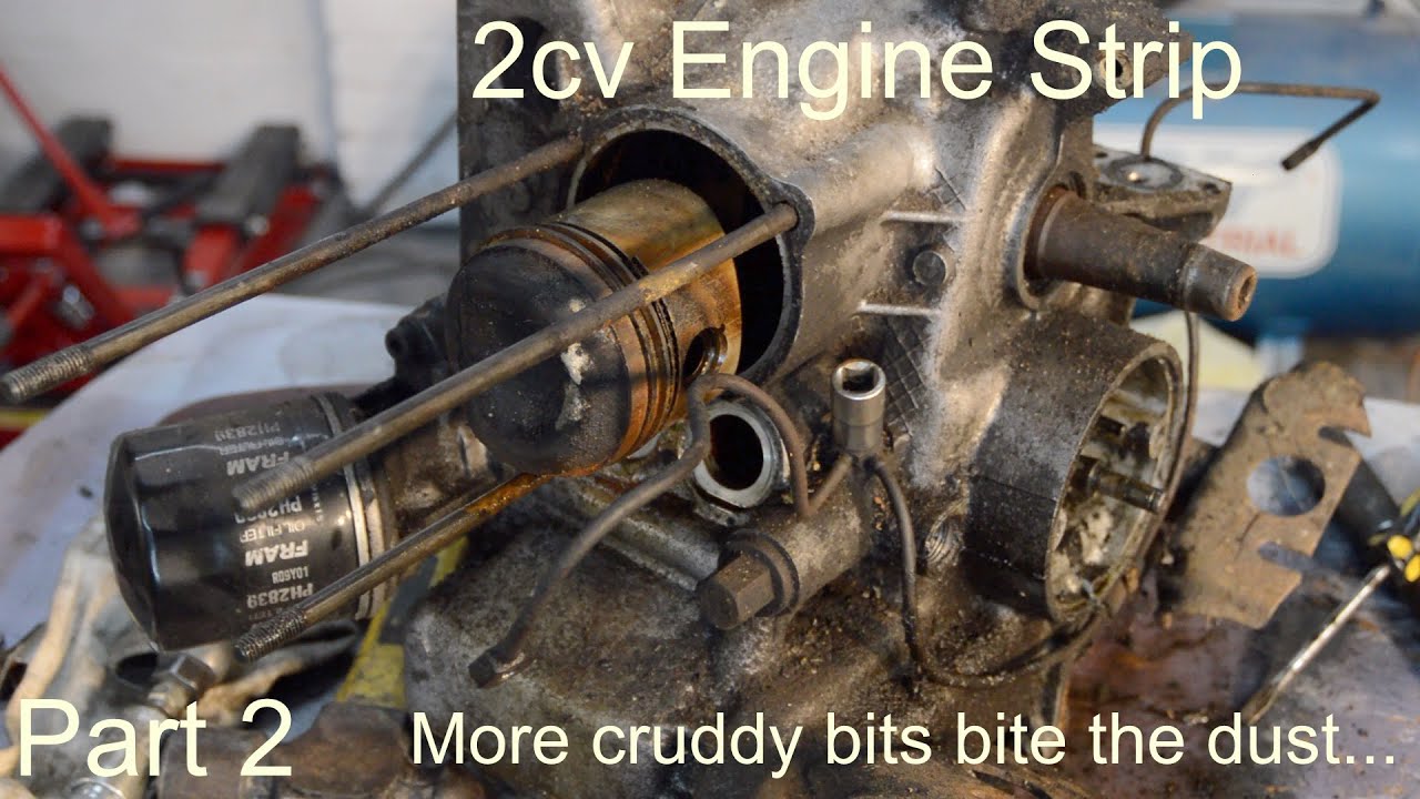 Разборка двигателя 2cv, часть 2