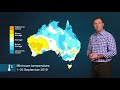 Climate and Water Outlook October—December 2019, issued 26 September